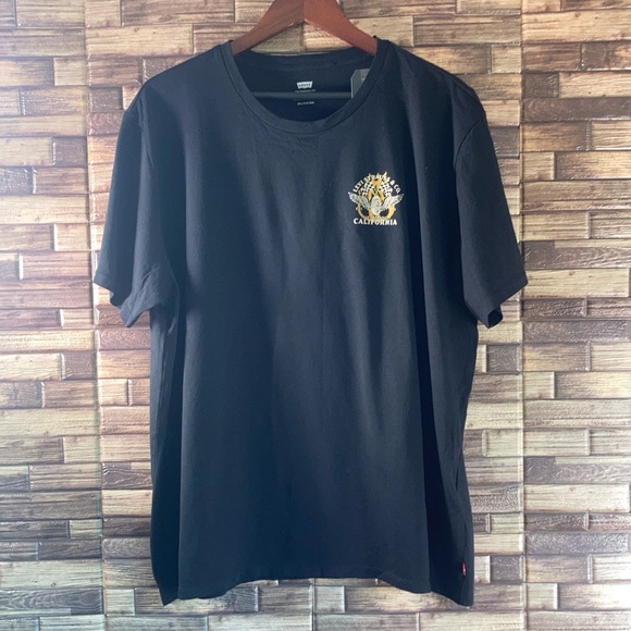 NWT Mens 3XL Black Levi’s Strauss Racing T Shirt - Picture 1 of 6